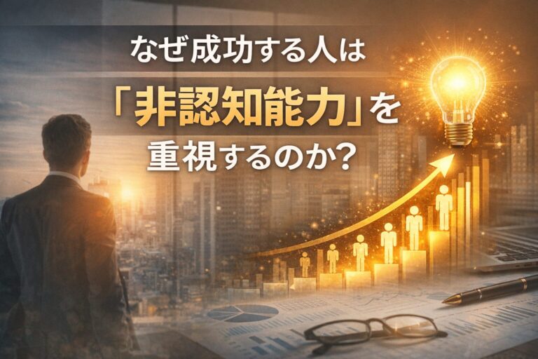 なぜ成功する人は非認知能力を重視するのか